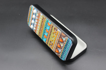 Flashy Diamond Art Eye Glass Case