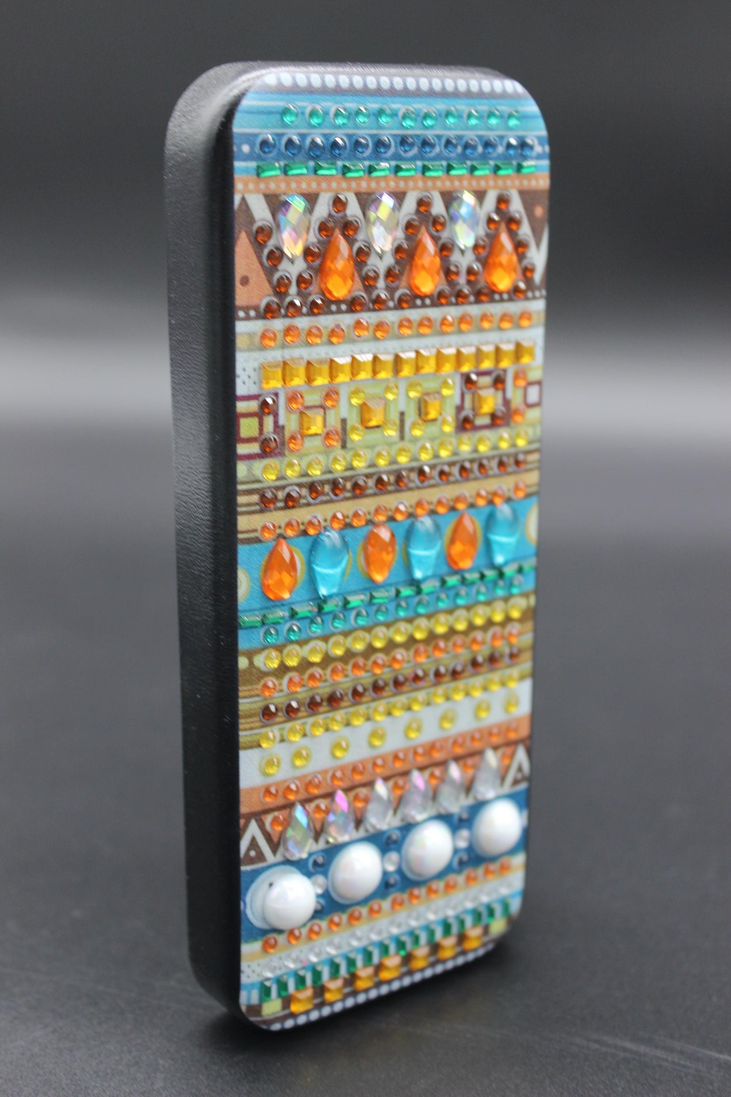 Flashy Diamond Art Eye Glass Case